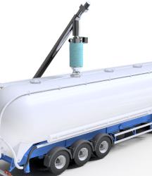 Malzeme taşıma sistemleri silobas yükleme körükleri kamyon dolum körüğü besleyici