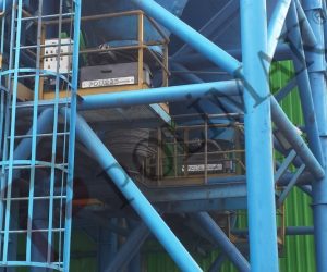 Raw material filling to trucks silo discharge systems loading spouts telescopic chutes