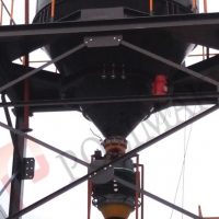 Bin activator and truck loading telescopic chute